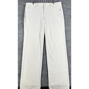 Graham Luxe Performance Golf Pants Mens 38x32 Chino Beige Lightweight Casual